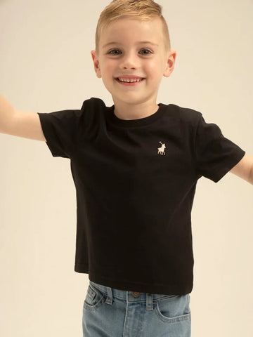 Kids Polo Classic Tee Black