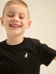 Kids Polo Classic Tee Black