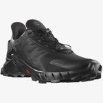 SALOMON SUPERCROSS 4 TRAIL RUNNING SHOE BLACK MONO